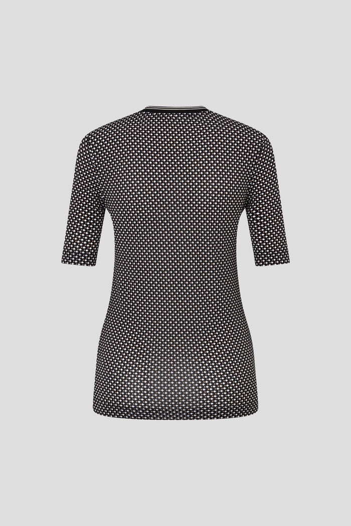 Alene Shirt in Black/Beige/White - 6