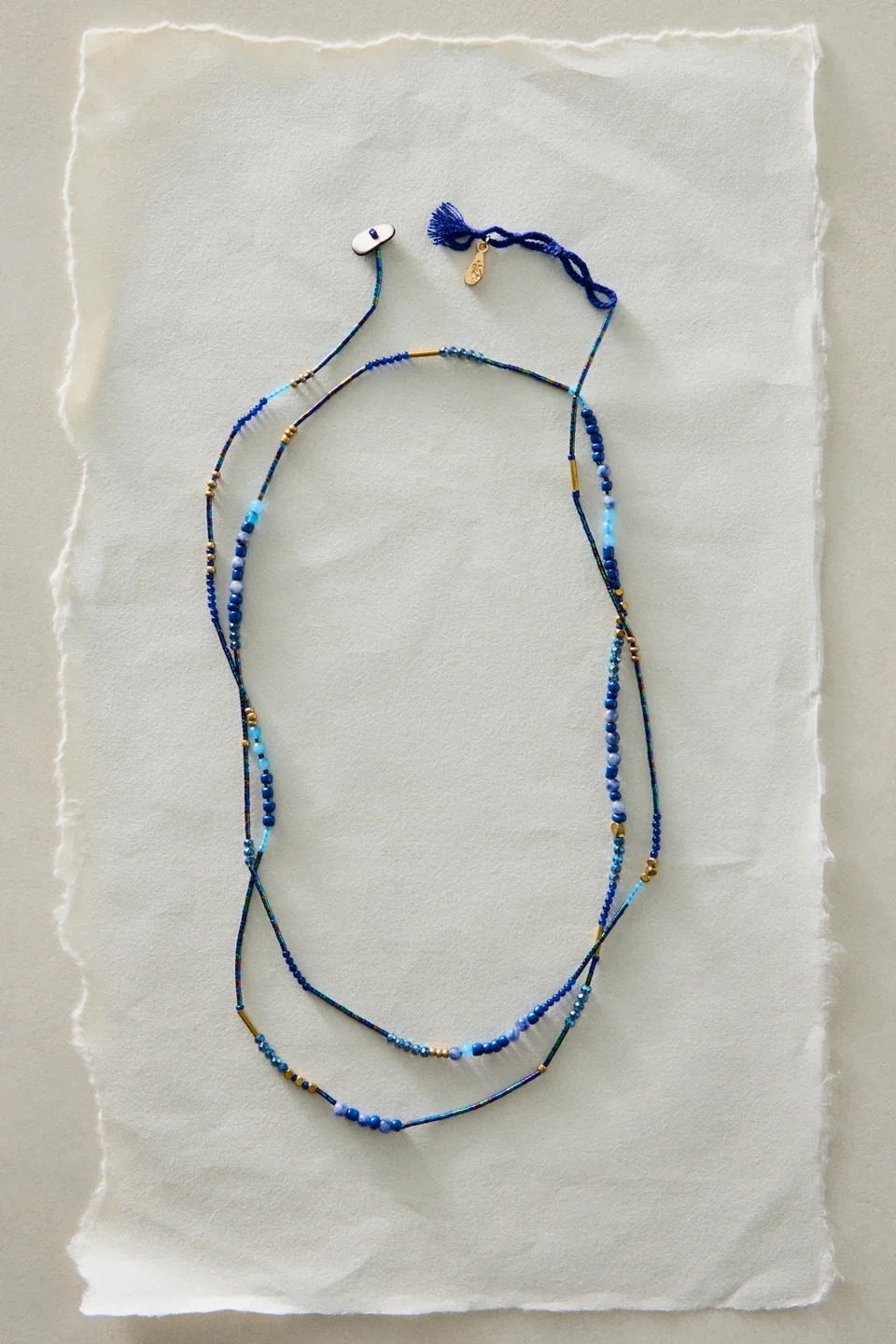 Muse Semi-Precious Exaggerated Beaded Necklace - 1