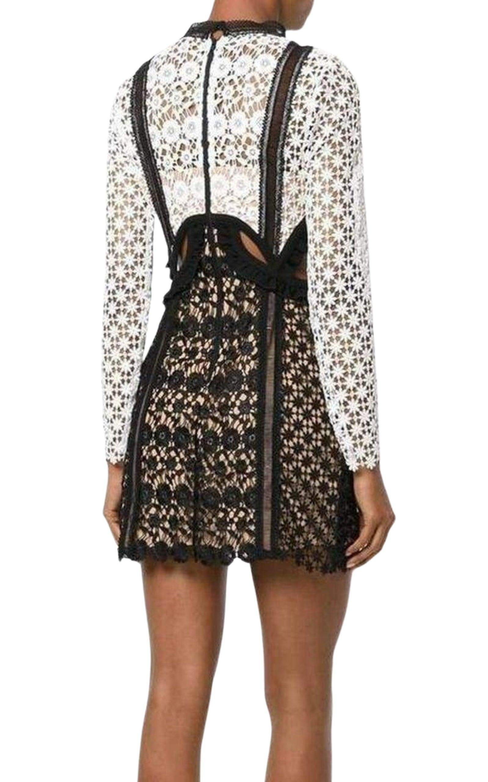 Payne Lace Cut-out Mini Dress - 4