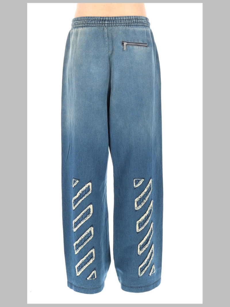 Off-White Off-white Distressed Slouch Fit Trousers outlook