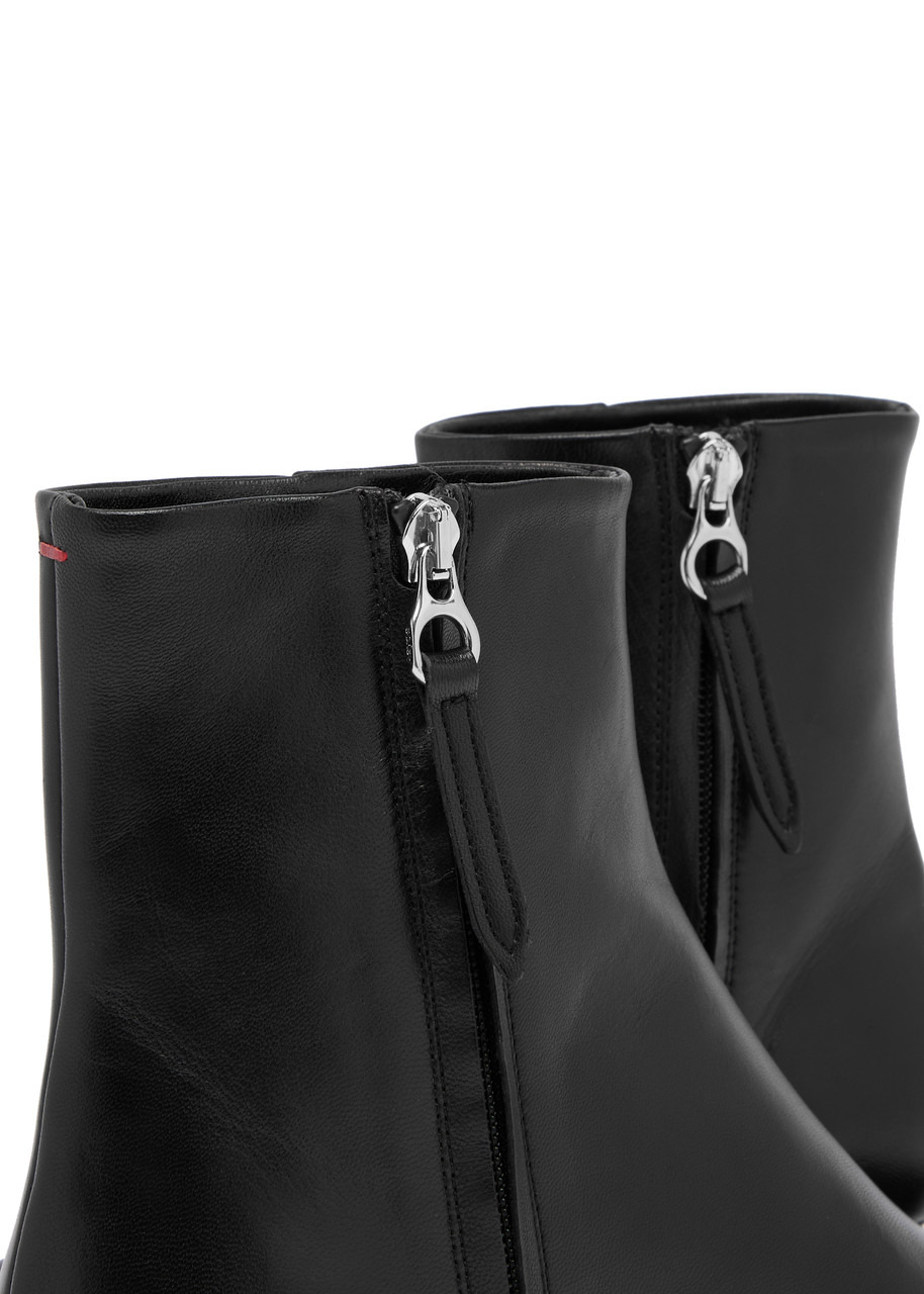 Aeyde Sofie Leather Ankle Boots - 4