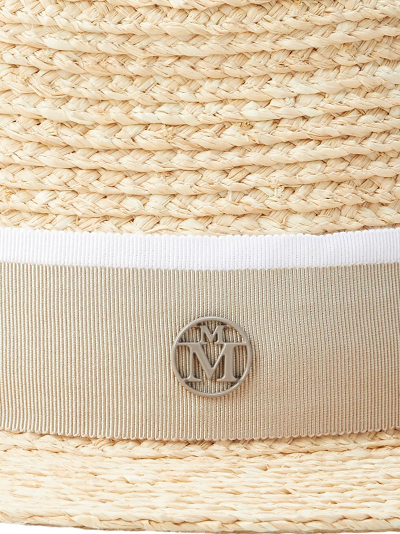 MAISON MICHEL André ribbon-detailed fedora hat outlook