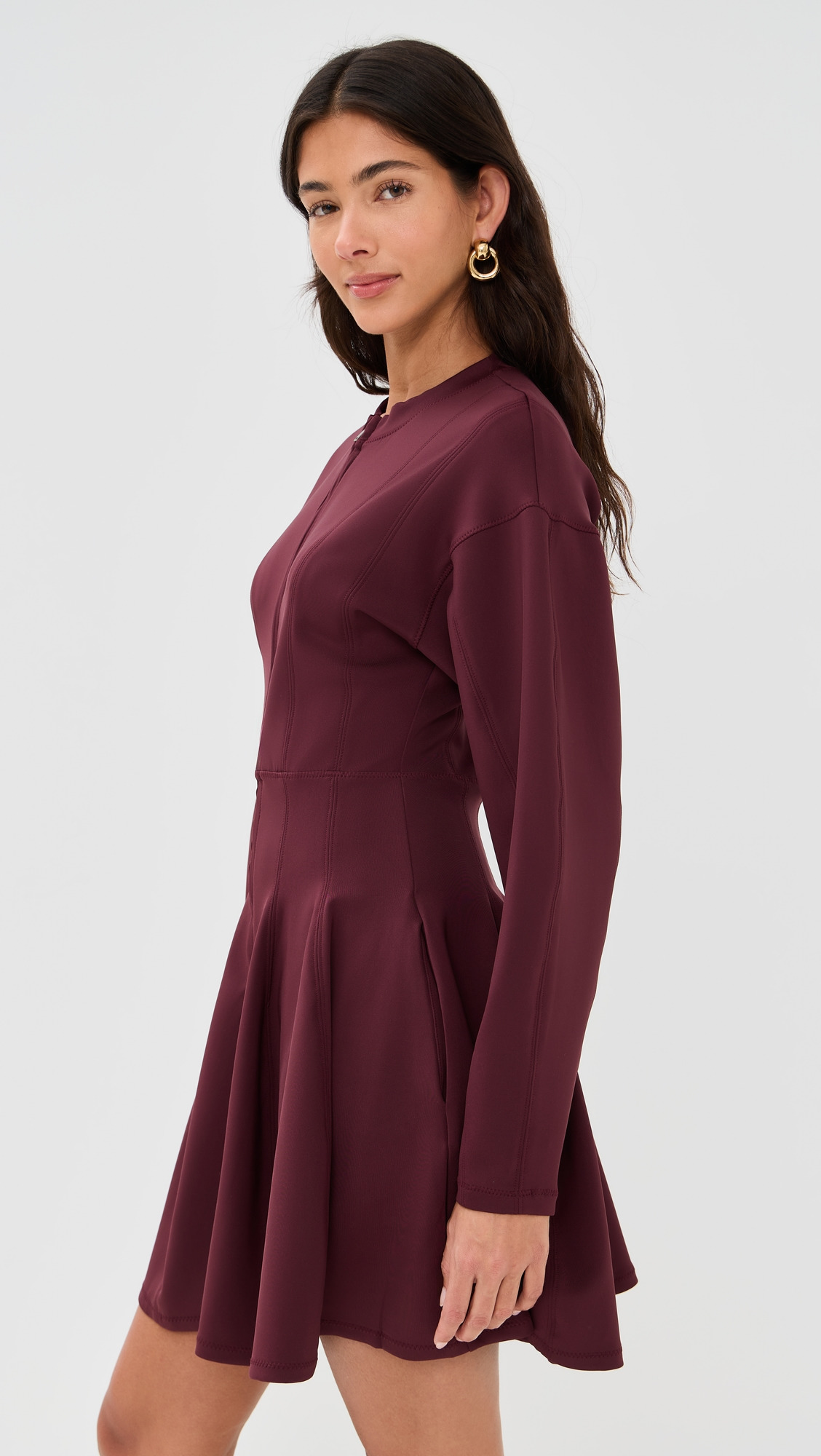 Ansel Mini Dress with Zipper Front - 3
