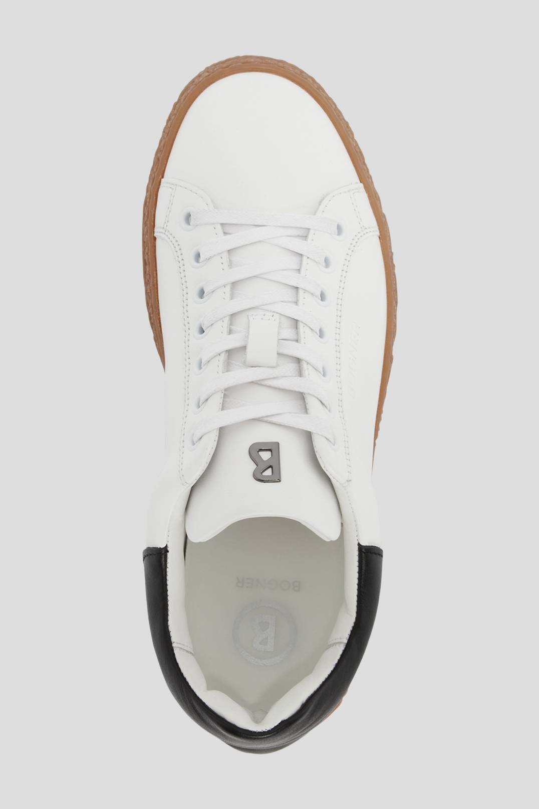 CLEVELAND SNEAKERS IN WHITE/BROWN - 5