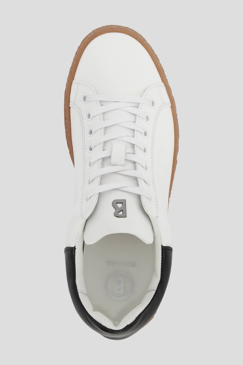 CLEVELAND SNEAKERS IN WHITE/BROWN 5
