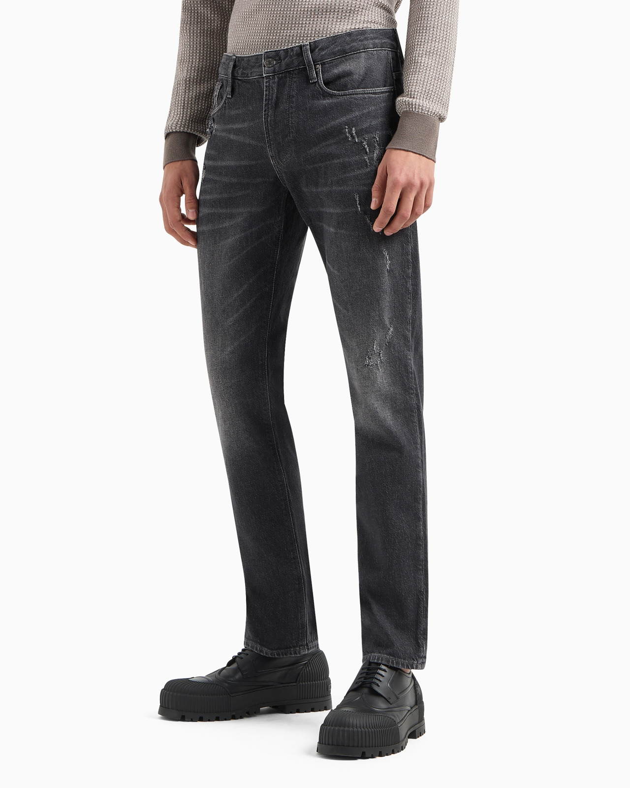 J06 slim-fit, worn-look, stretch-denim jeans - 2