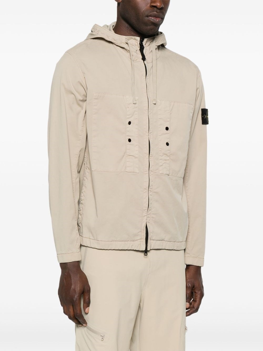 Cotton short parka coat - 3