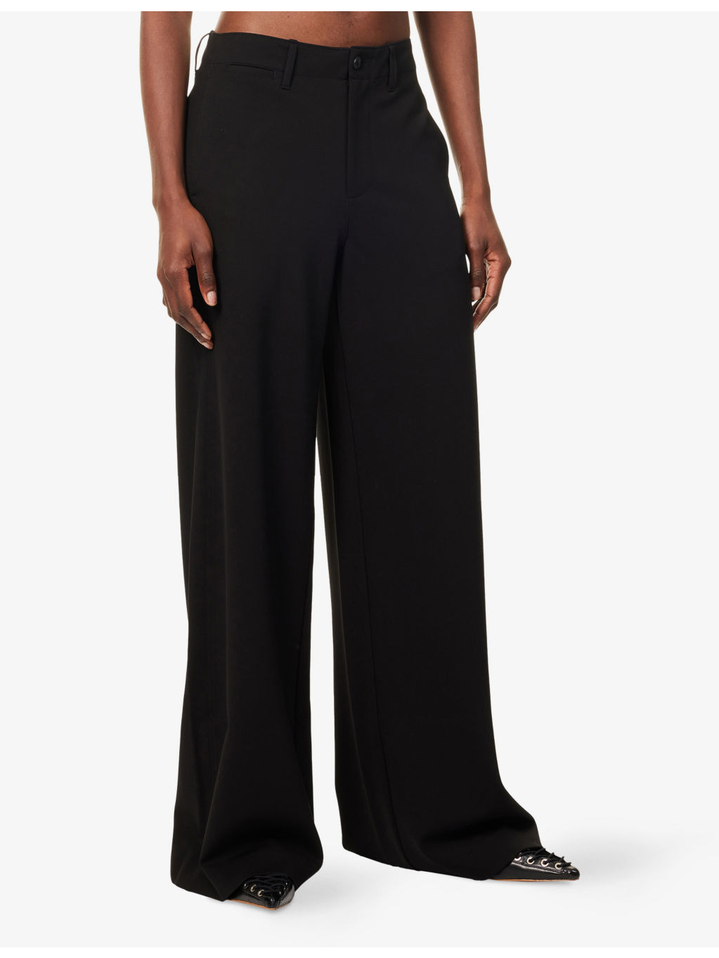 Sofie Ponte Straight-Leg Stretch-Woven Trousers - 3