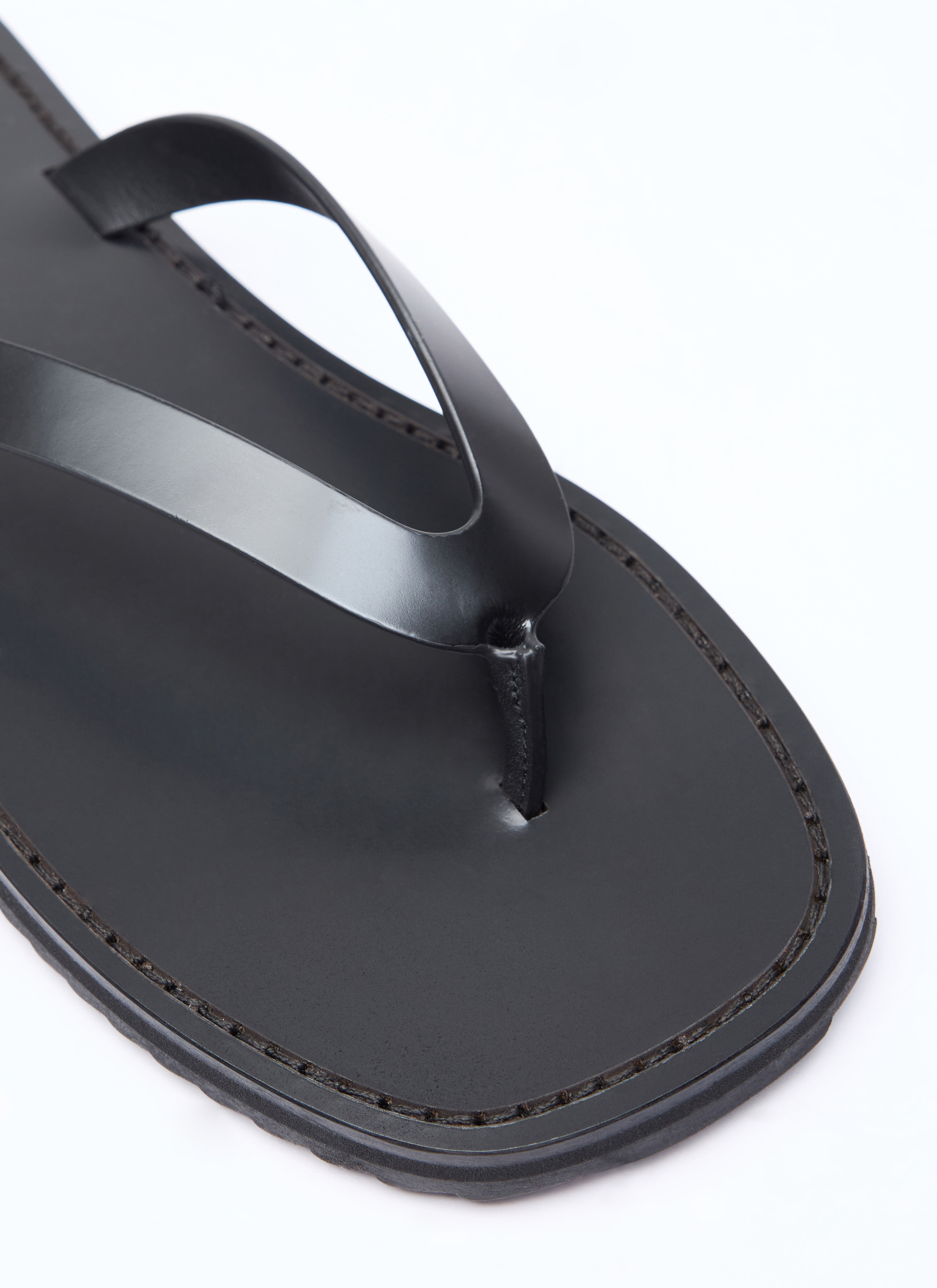 City Leather Slides - 2
