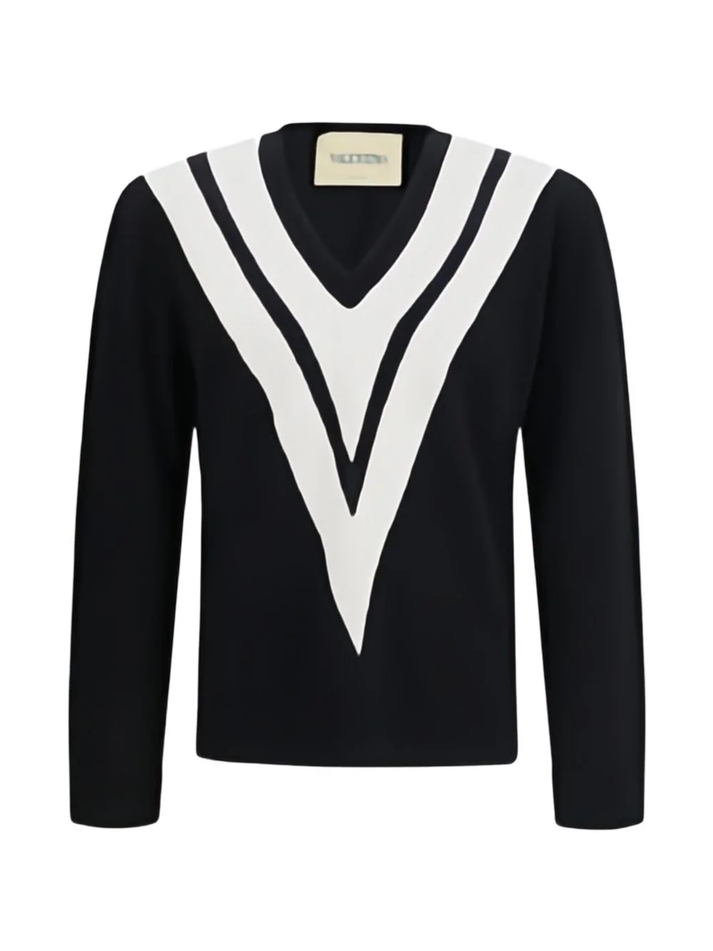 V-neck sweater - 1