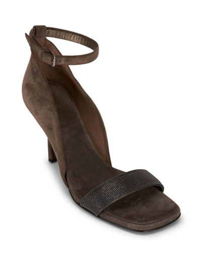 Brunello Cucinelli Leather pumps outlook