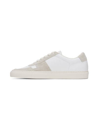 Common Projects White & Beige BBall Duo Sneakers outlook