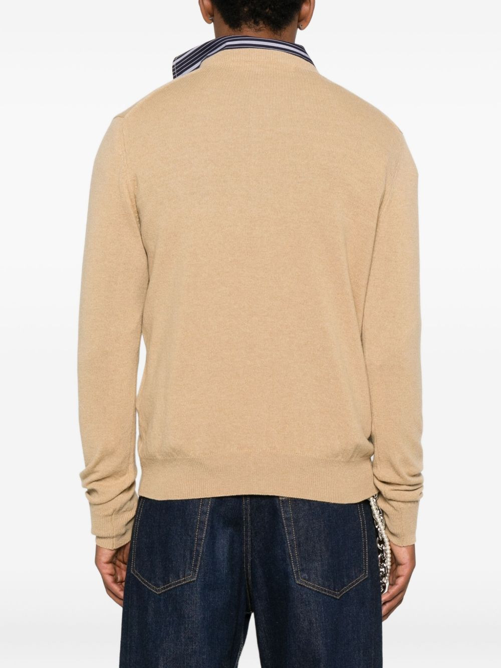 heart-logo cardigan - 4