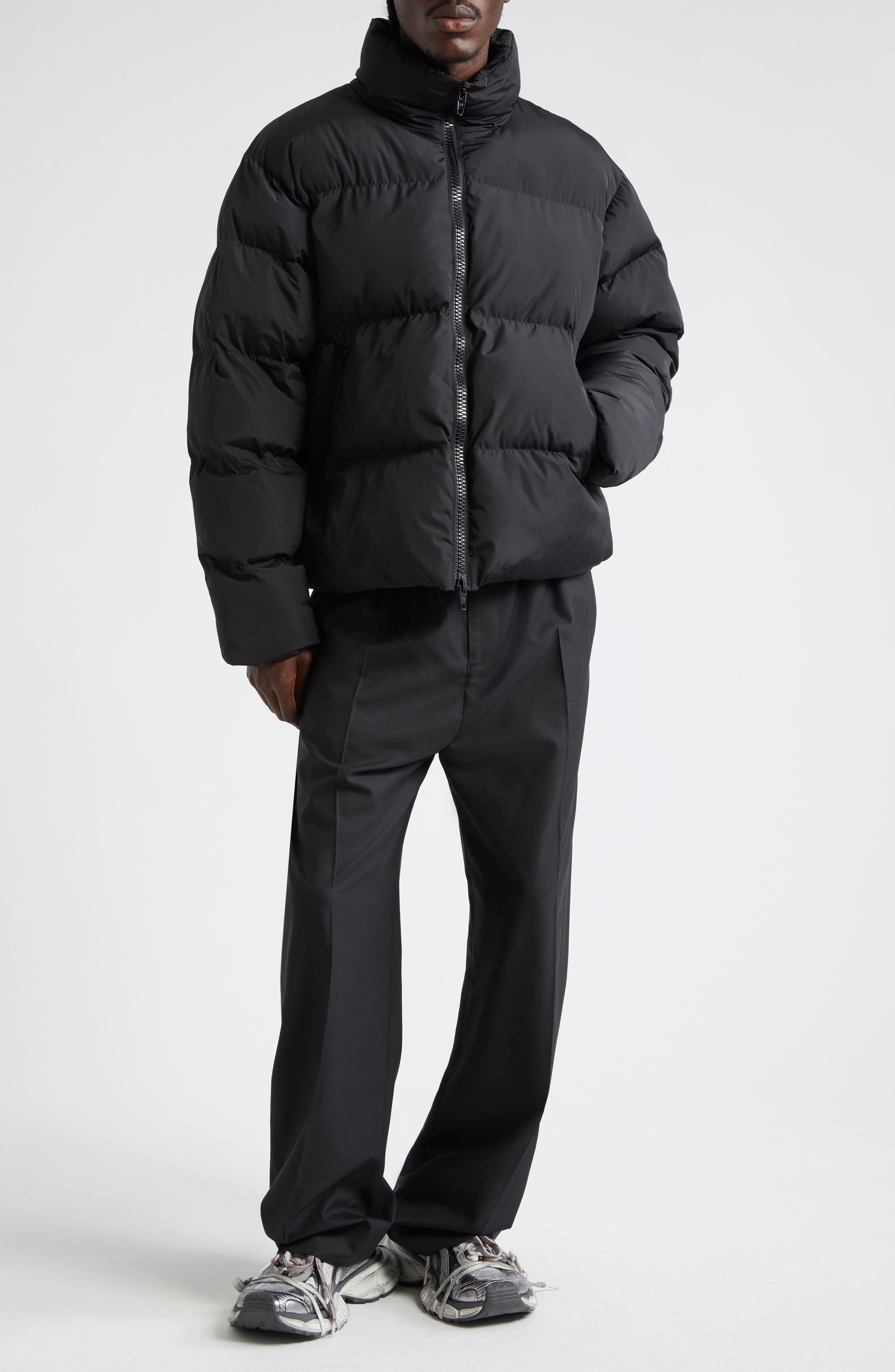 Elastic Waist Wool Ripstop Pants - 2