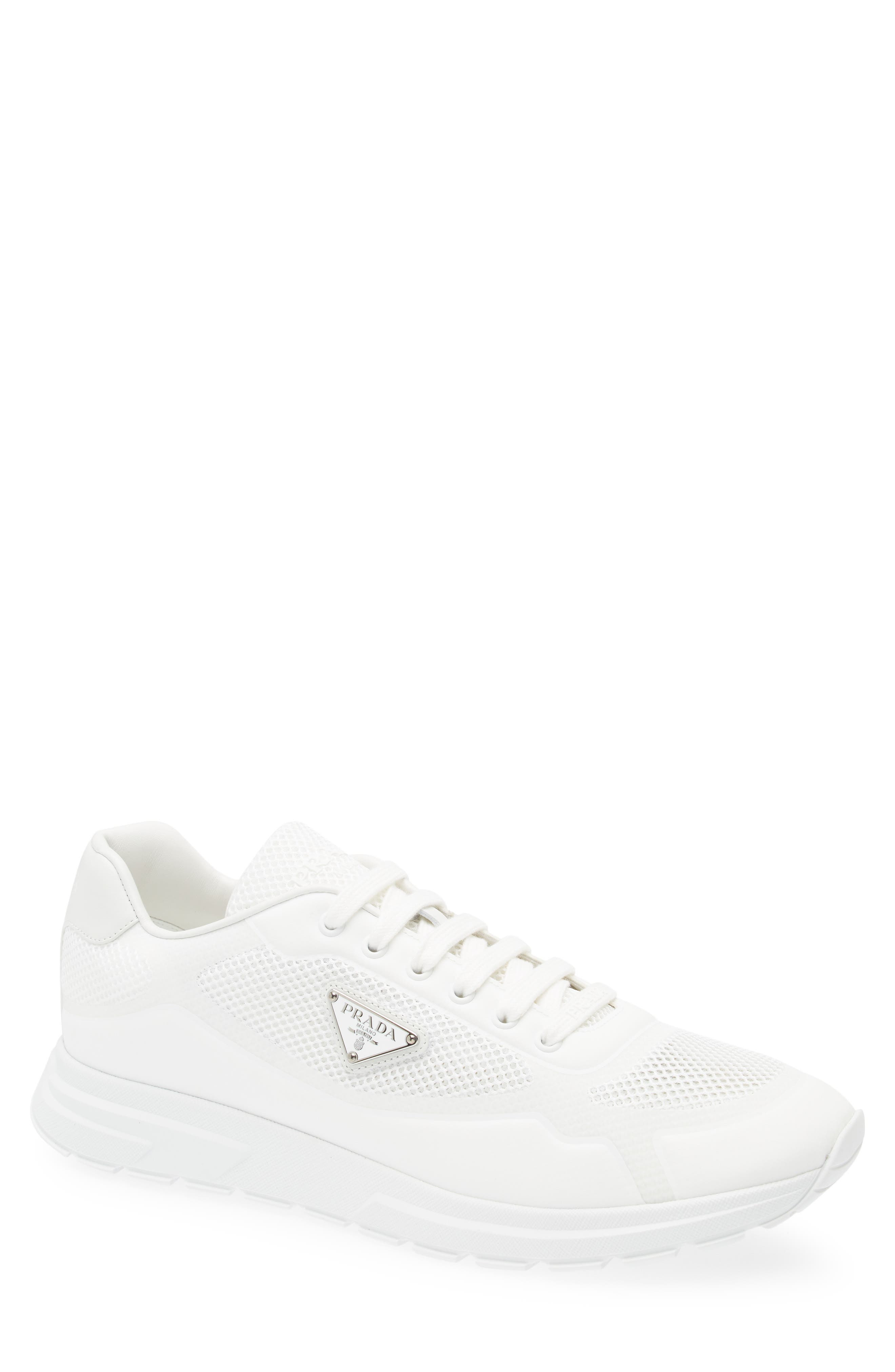 Prada Prax Sneaker in Bianco at Nordstrom - 1