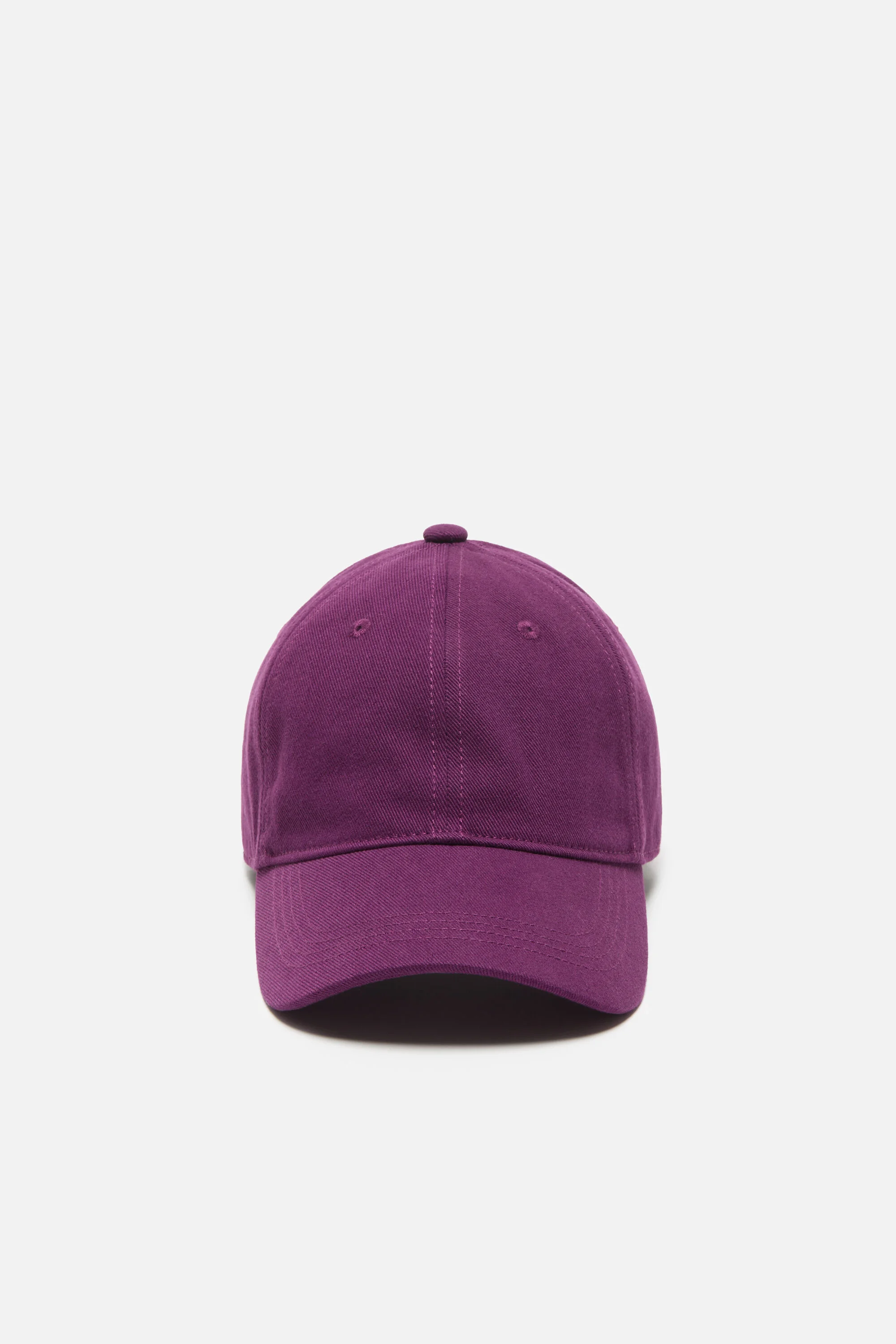 Twill logo cap - Berry purple - 1