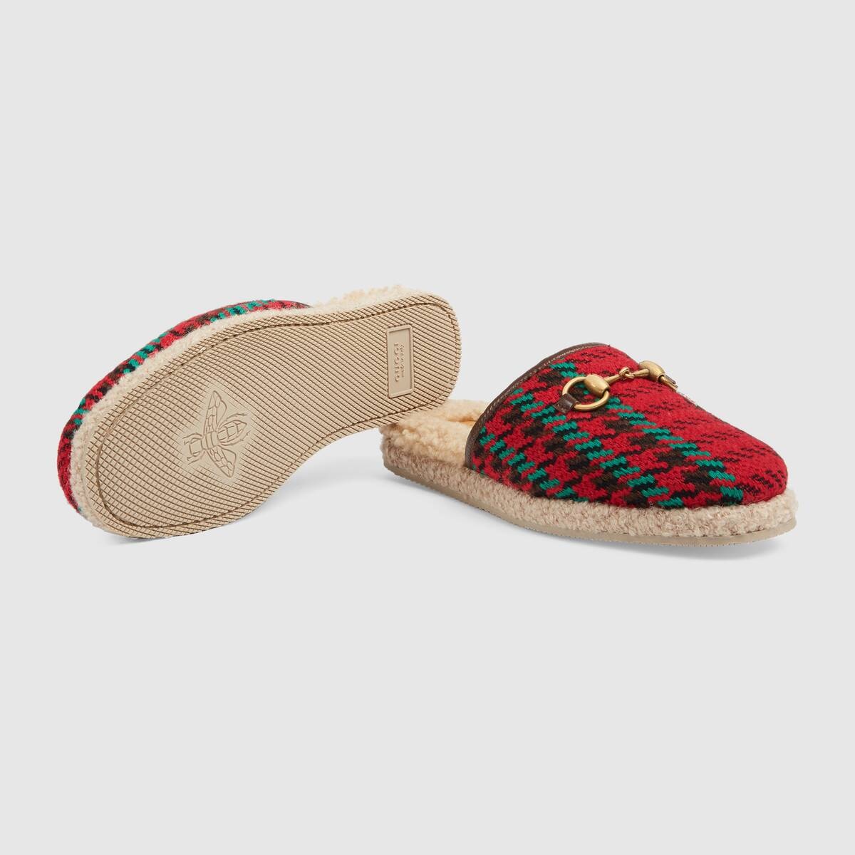 Women's Houndstooth slipper - 5