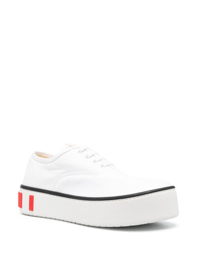 Marni logo-embossed flatform sneakers outlook