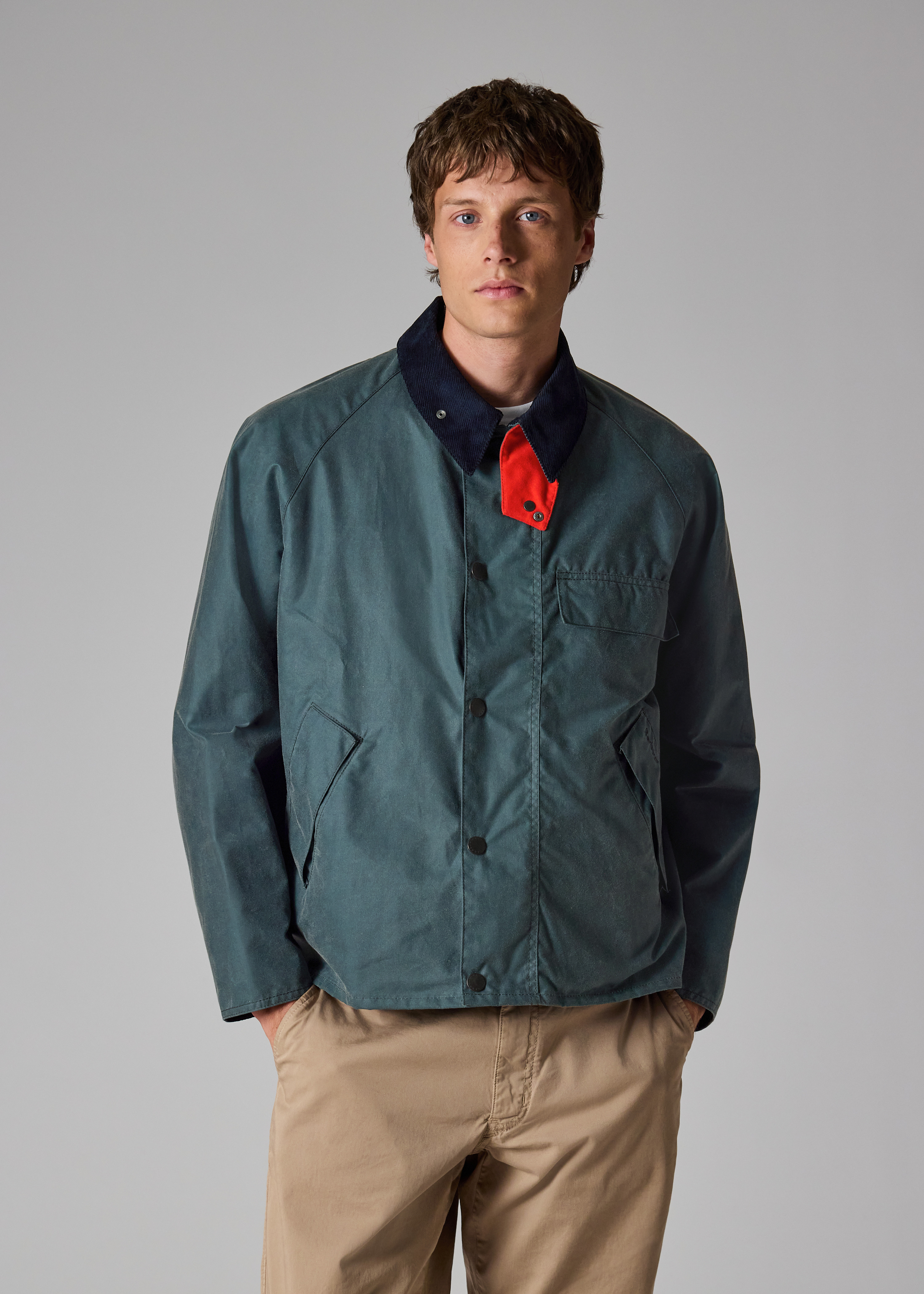 Paul Smith loves Barbour - Slate Transport Wax Jacket - 11