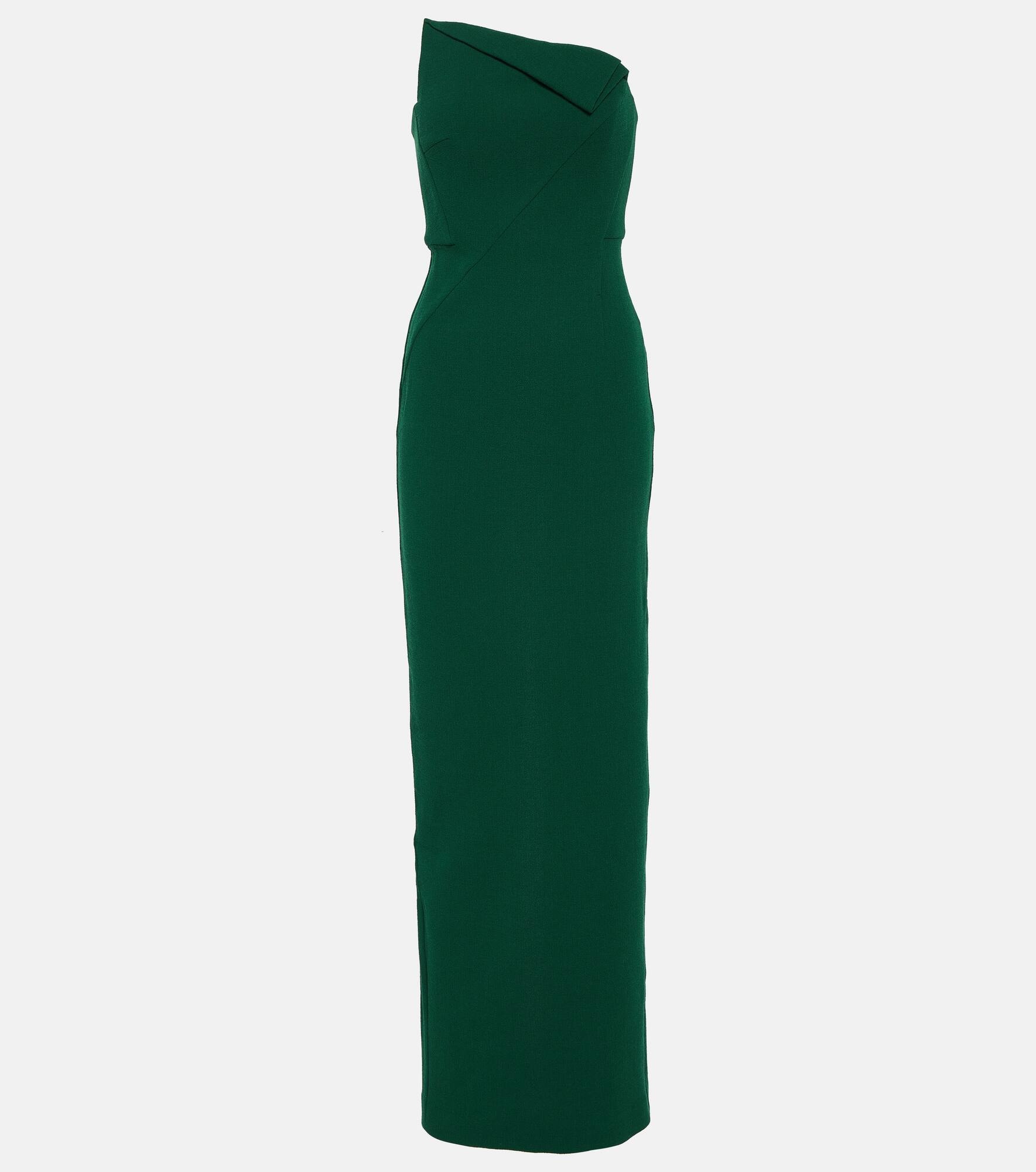 Origami strapless bustier gown - 1