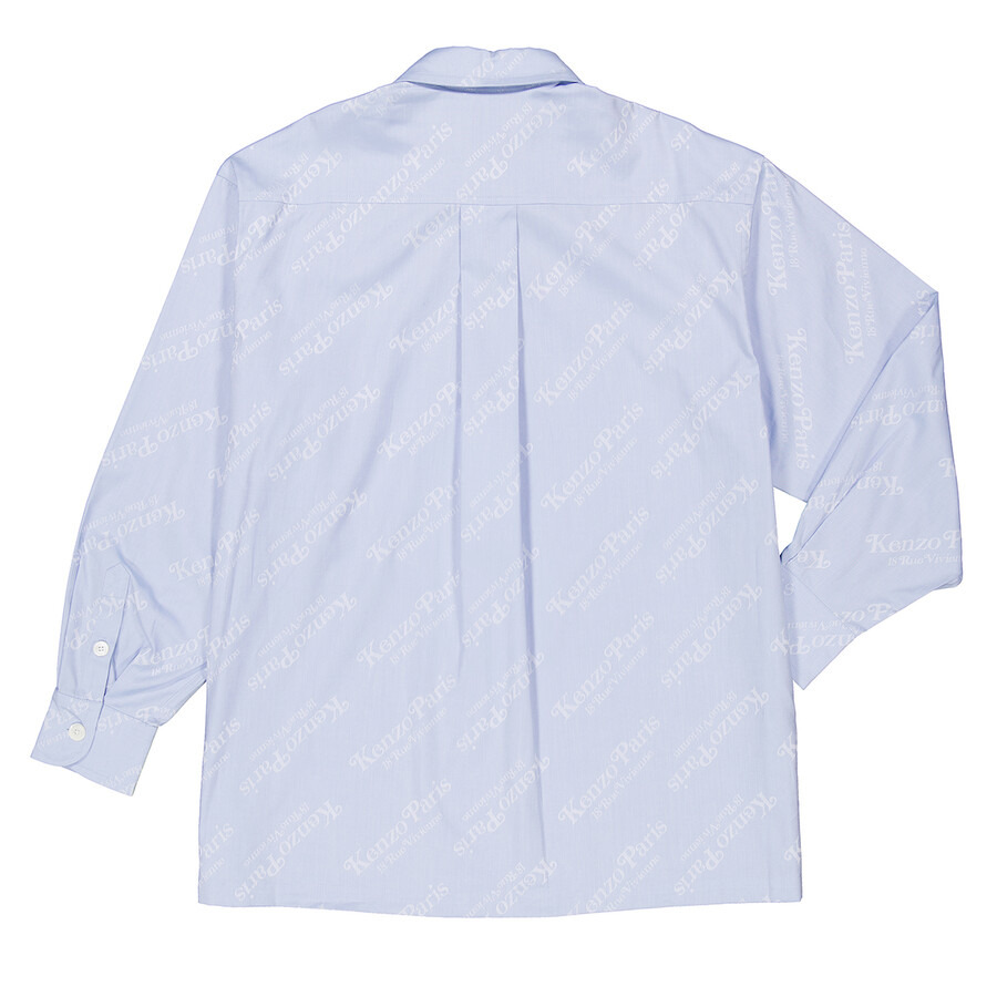 Kenzo Long Sleeve Logo Embroidered Overshirt - 6