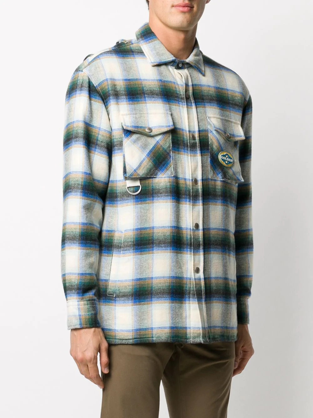 Check Infinity shirt jacket - 3