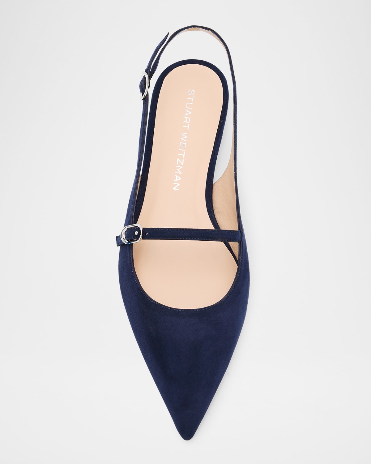 Emilia Suede Mary Jane Slingback Ballerina Flats - 5