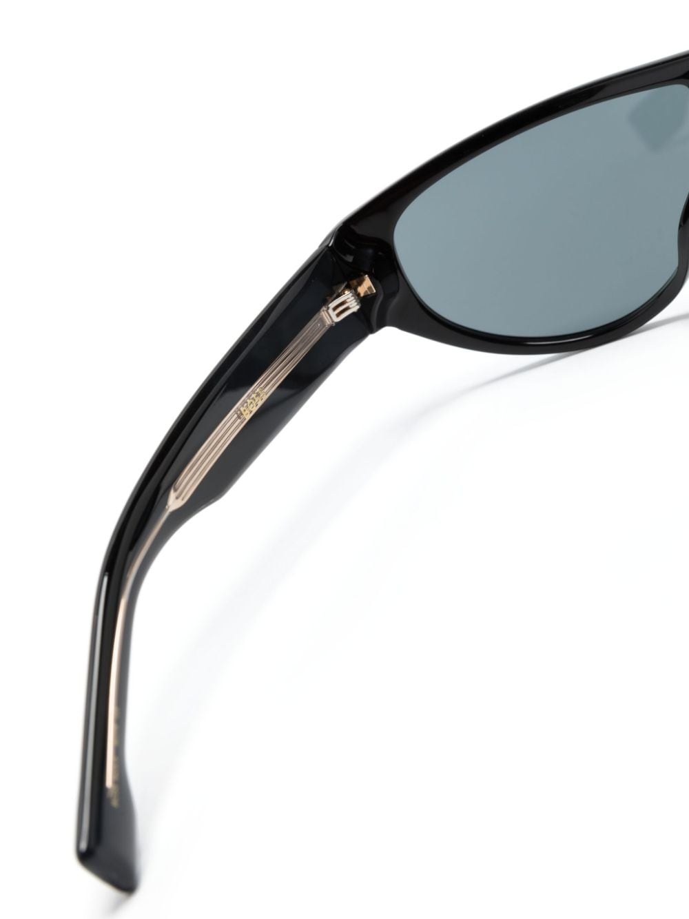 blue-tinted oval-frame sunglasses - 3
