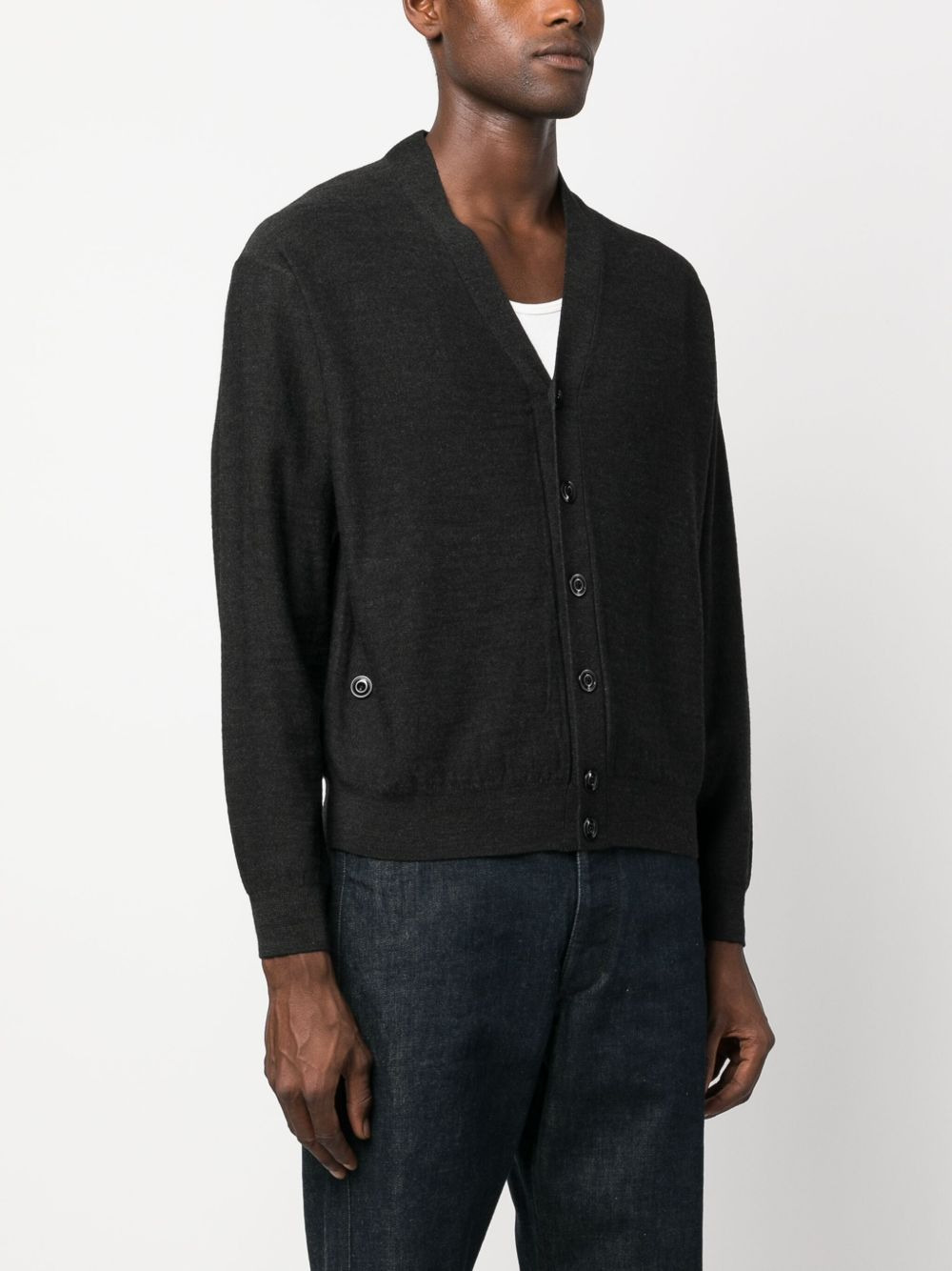 Lemaire Women Cardigan With Melange Effect - 6