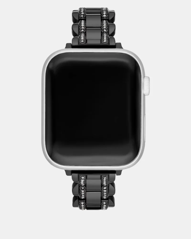 Black Stainless Steel 38-45mm Band For Apple Watch® - 1