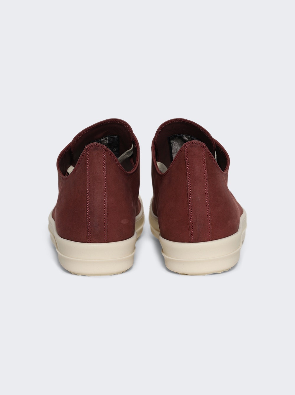 Scarpe In Pelle Low Sneakers Rosewood And Milk - 2