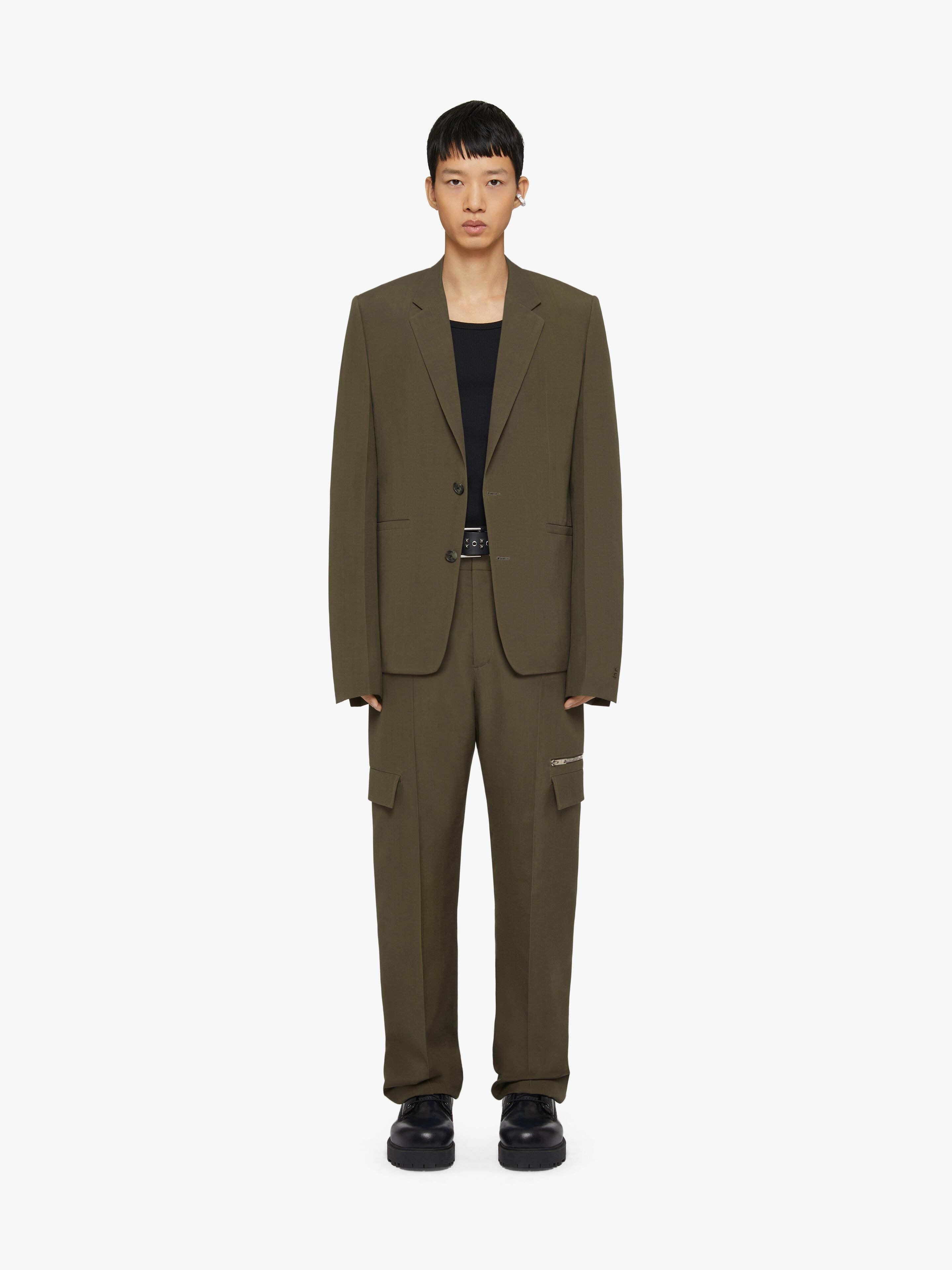 SLIM FIT JACKET IN WOOL - 2