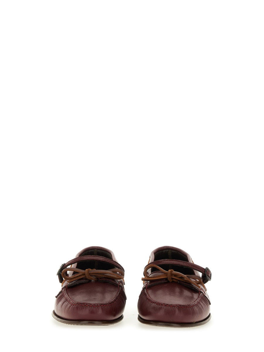 Hereu Women Moccasin "Mary Jane Lorea Supple Shiny" - 5