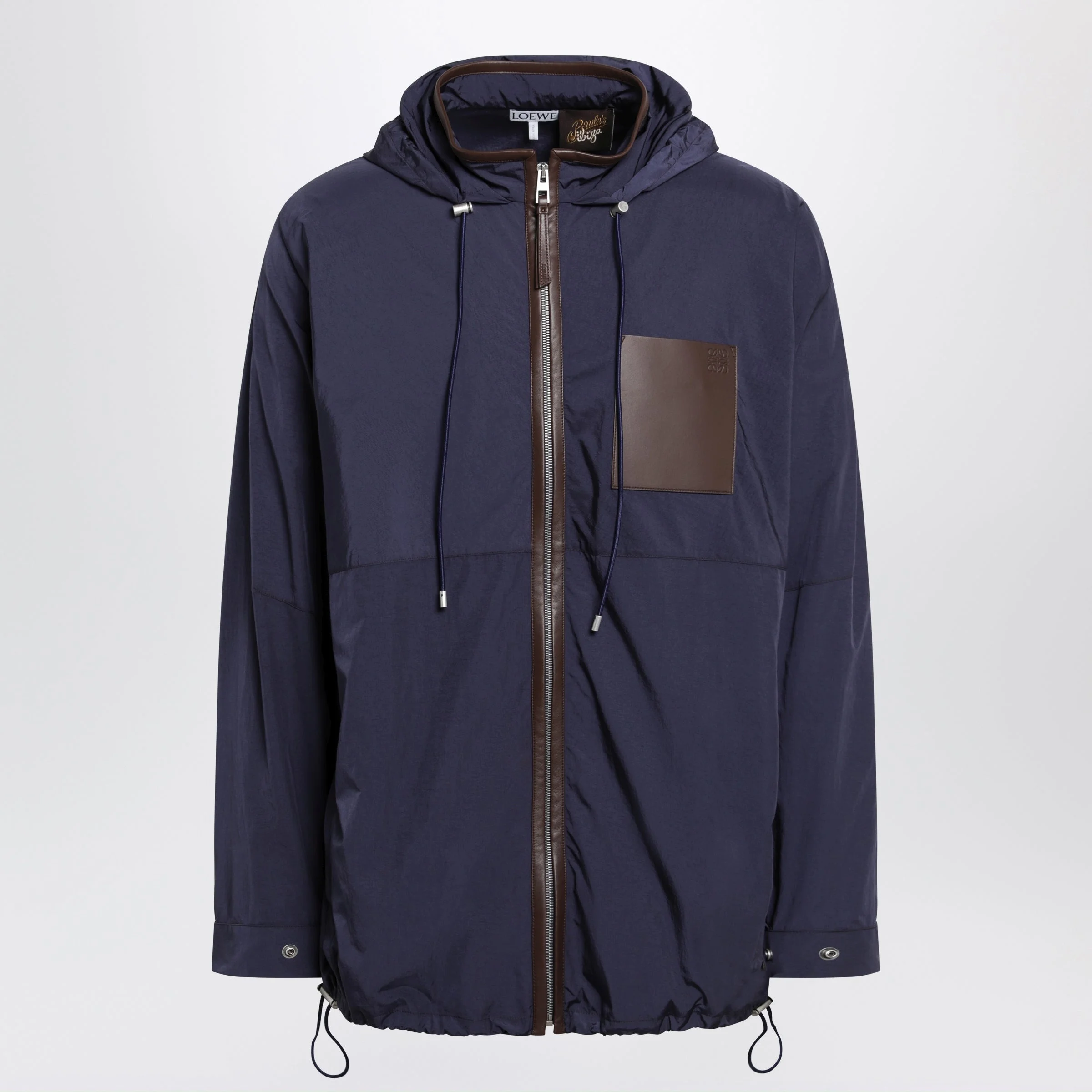 Loewe Navy Technical Micro-Ripstop Hooded Jacket Men - 1