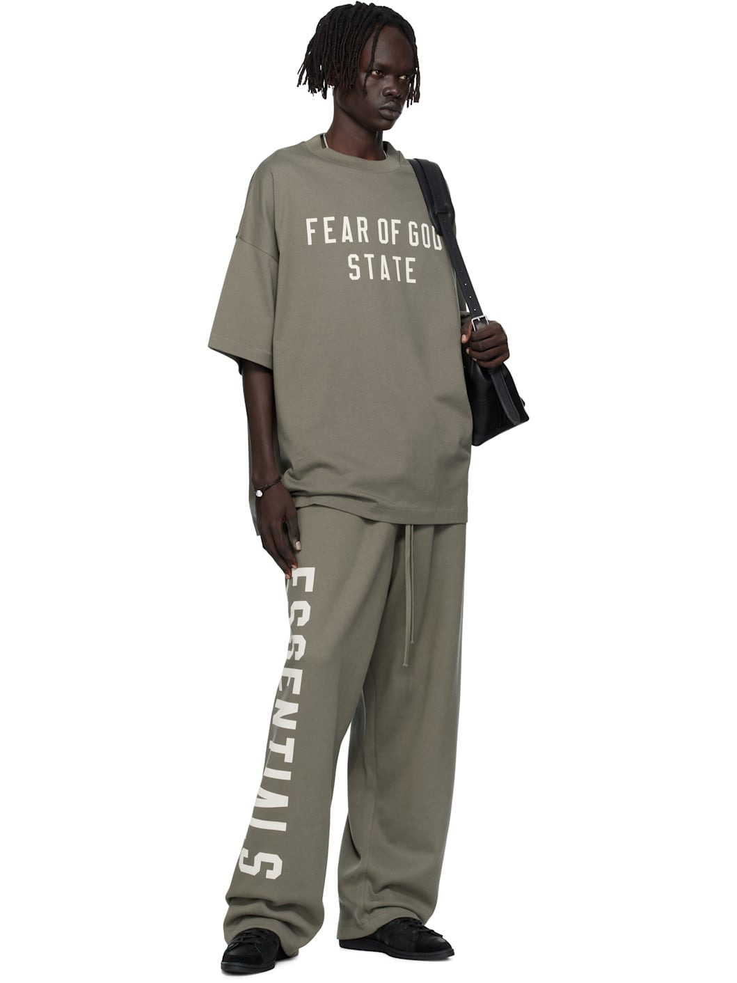 Gray Lounge Fleece Sweatpants - 4