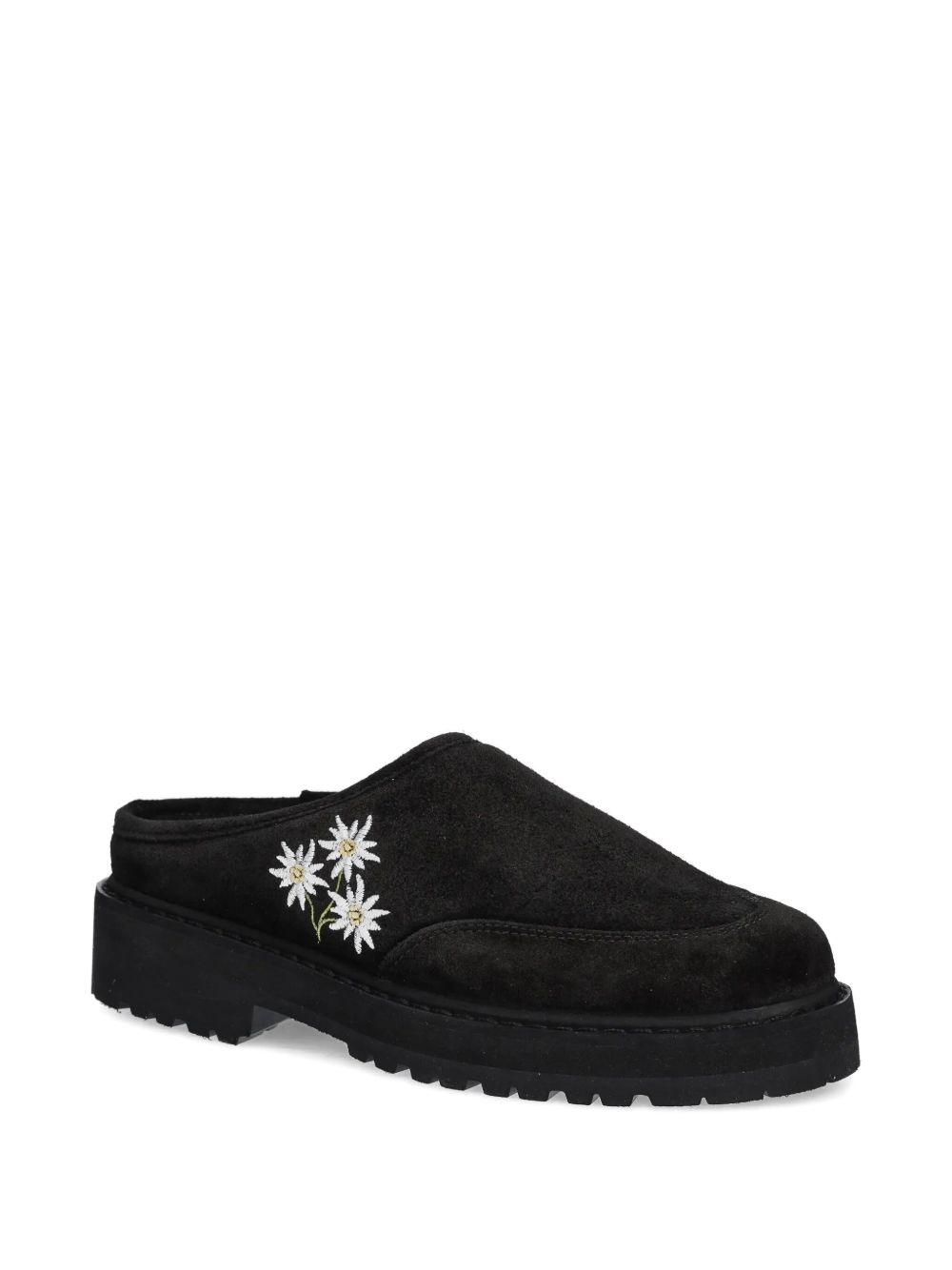 Maggiore Stella embroidered platform mules - 2