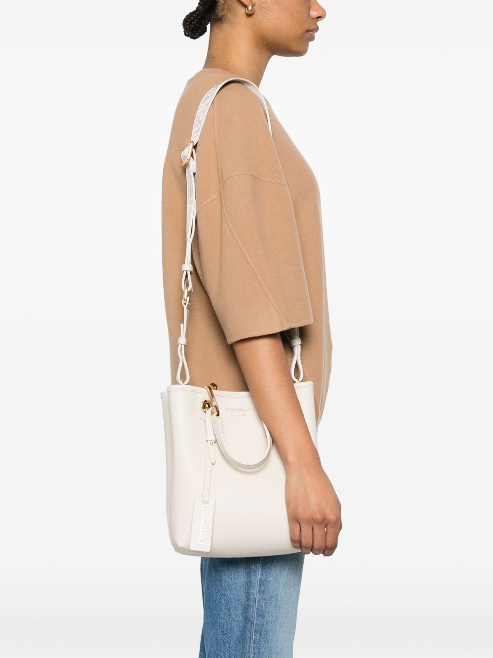logo-jacquard tote bag - 2