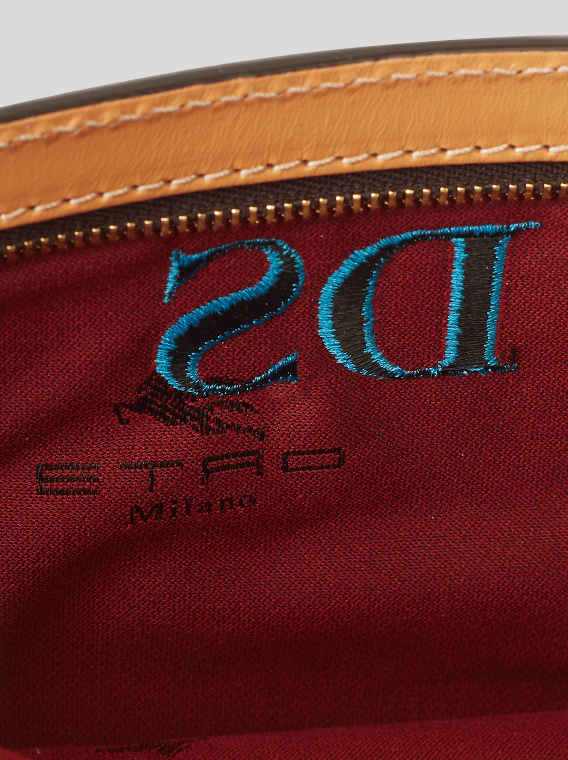 PAISLEY BRIEFCASE WITH CROSSBODY STRAP - 6
