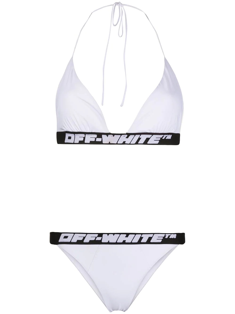 logo tape bikini set - 1