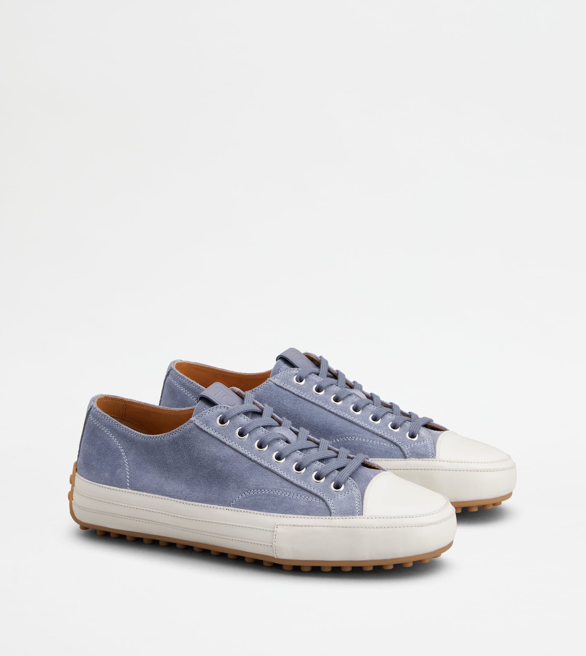 SNEAKERS IN SUEDE - LIGHT BLUE - 2