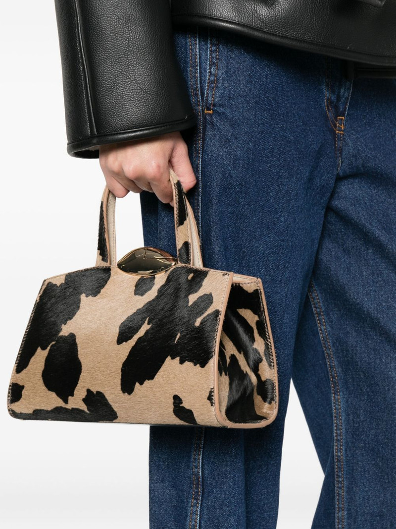 BENEDETTA BRUZZICHES Serena La Petite animal-print tote bag outlook