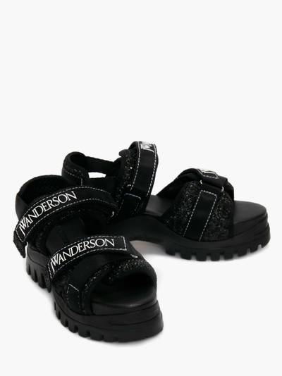 JW Anderson logo-print chunky sandals outlook