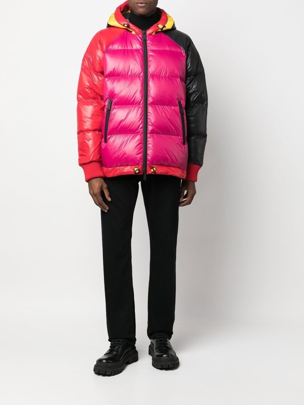 Kaban logo-print padded jacket - 2