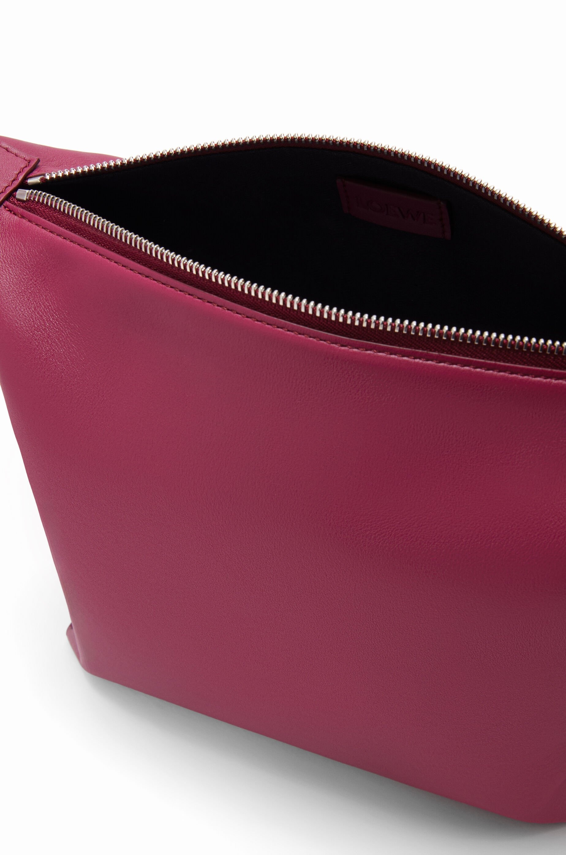 Small Cubi Crossbody bag in supple smooth calfskin and jacquard - 4