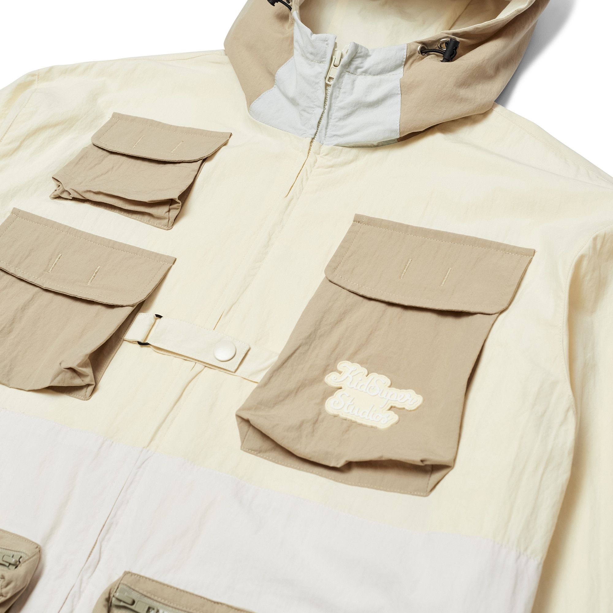 KidSuper 10 Pocket Tech Jacket 'Cream' - 3