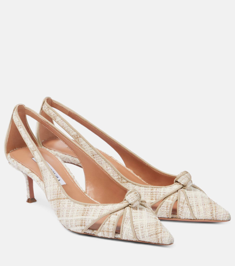 Premiere 50 cutout tweed pumps 1