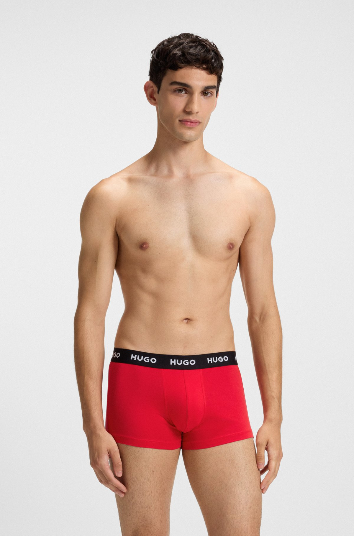 THREE-PACK OF STRETCH TRUNKS IN COTTON - 6