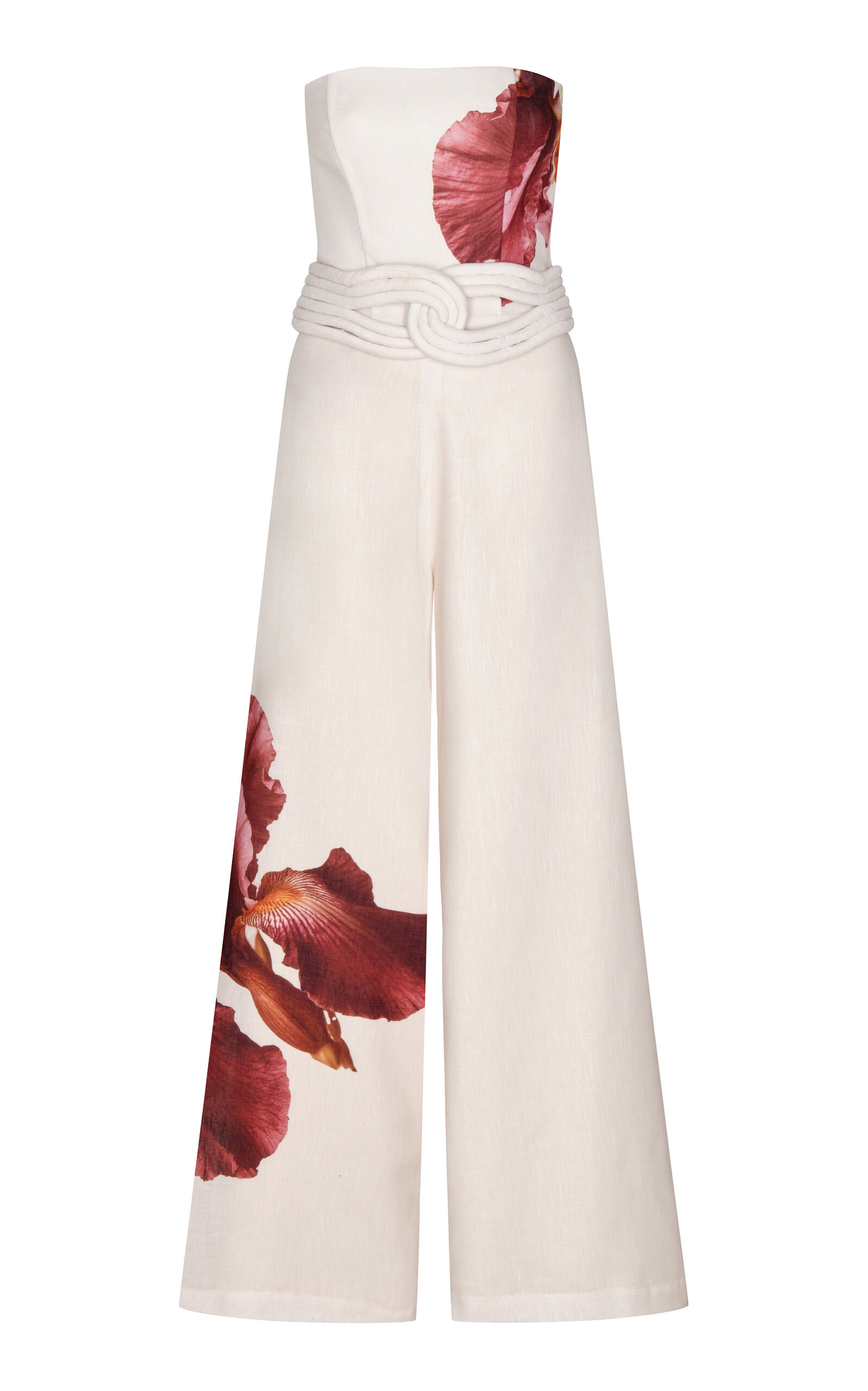 Cattleya Strapless Jumpsuit floral - 1