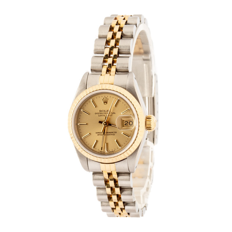 Lady Rolex Datejust Ref 69173 Champagne - 2