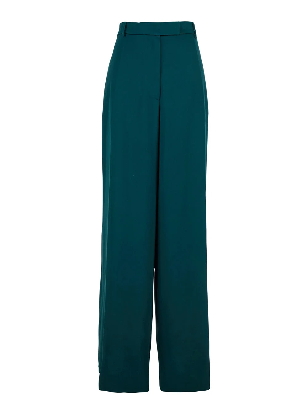 Dries Van Noten Women Blue Trousers With Belt Loops In Fabric Woman - 1
